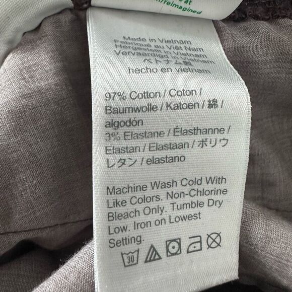 J. Crew Astrid wide-leg chino pant size XL Brown BH357 - Picture 7 of 8